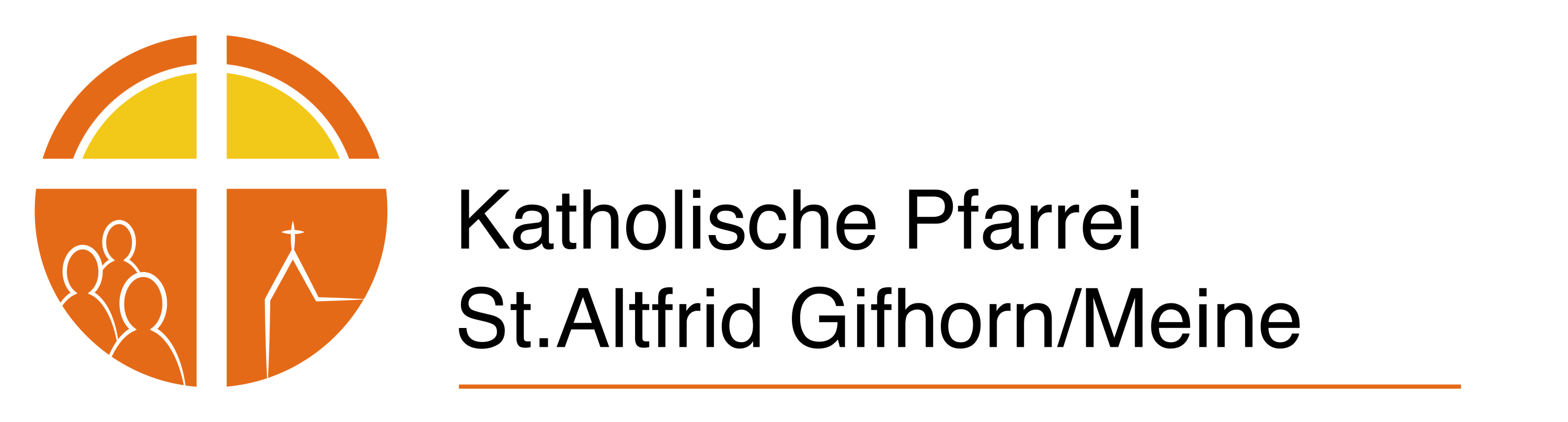 St Altfrid Logo farbe schriftzug schmal